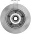 PRT1921 by BENDIX - Disc Brake Rotor and Hub Assembly - Global, Iron, Natural, Vented, 11.60" O.D.