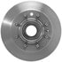 PRT5192 by BENDIX - Disc Brake Rotor - Global, Hat, Iron, Natural, Vented, 8 Bolt Holes, 13.03" O.D.