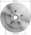 PRT1830 by BENDIX - Disc Brake Rotor and Hub Assembly - Global, Iron, Natural, Vented, 11.61" O.D.