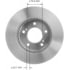 Bendix PRT1811 Disc Brake Rotor Brake Rotor