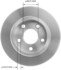 PRT1893 by BENDIX - Disc Brake Rotor - Iron, 10.09 Inch, 0.550 Inch Thick, Vented, Smooth