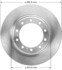 PRT5345 by BENDIX - Disc Brake Rotor - Iron, 15.00 Inch, 1.440 Inch Thick, Vented, Smooth