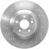 PRT5447 by BENDIX - Disc Brake Rotor - Iron, 13.58 Inch, 1.260 Inch Thick, Vented, Cross-Drilled