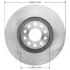 PRT6081 by BENDIX - Disc Brake Rotor - Fits 2000-2003 Audi A8 Quattro