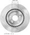 PRT6085 by BENDIX - Brake Rotor