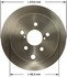 PRT6157 by BENDIX - Brake Rotor