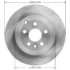 Bendix PRT6060 Disc Brake Rotor Brake Rotor