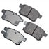 ACT1336 by AKEBONO - ProACT Ultra Premium Ceramic Disc Brake Pad Kit