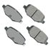 ACT1377 by AKEBONO - ProACT Ultra Premium Ceramic Disc Brake Pad Kit