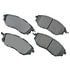 Akebono ACT1078 Disc Brake Pad Set ProACT Ultra Premium Ceramic Disc Brake Pad Kit
