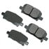 Akebono ACT865 Disc Brake Pad Set ProACT Ultra Premium Ceramic Disc Brake Pad Kit