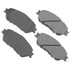 ACT906 by AKEBONO - ProACT Ultra Premium Ceramic Disc Brake Pad Kit