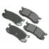 Akebono ACT400 Disc Brake Pad Set ULTRA PREM FRICTION