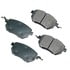 Akebono ASP969 Disc Brake Pad Set Performance Ultra Premium Ceramic Disc Brake Pad Kit