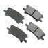 ASP996 by AKEBONO - Performance Ultra Premium Ceramic Disc Brake Pad Kit