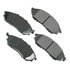 ASP888 by AKEBONO - Performance Ultra Premium Ceramic Disc Brake Pad Kit