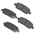 ASP905 by AKEBONO - Performance Ultra Premium Ceramic Disc Brake Pad Kit