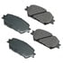Akebono ASP908 Disc Brake Pad Set Performance Ultra Premium Ceramic Disc Brake Pad Kit