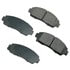 Akebono ASP1089 Disc Brake Pad Set Performance Ultra Premium Ceramic Disc Brake Pad Kit