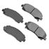 ASP1102 by AKEBONO - Performance Ultra Premium Ceramic Disc Brake Pad Kit