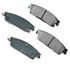 ASP1194 by AKEBONO - Performance Ultra Premium Ceramic Disc Brake Pad Kit