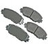 Akebono ASP1210 Disc Brake Pad Set Performance Ultra Premium Ceramic Disc Brake Pad Kit