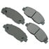 ASP465 by AKEBONO - Performance Ultra Premium Ceramic Disc Brake Pad Kit