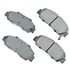 ASP503 by AKEBONO - Performance Ultra Premium Ceramic Disc Brake Pad Kit