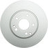 SP28106 by ATE BRAKE PRODUCTS - ATE Coated Single Pack Front  Disc Brake Rotor SP28106 Chrysler, Mercedes Benz