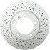 SP28130 by ATE BRAKE PRODUCTS - ATE Coated Single Pack Front Right Disc Brake Rotor SP28130 for Porsche