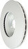 SP28155 by ATE BRAKE PRODUCTS - ATE Coated Single Pack Front Disc Brake Rotor SP28155 for Mercedes Benz