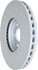 SP32136 by ATE BRAKE PRODUCTS - ATE Coated Single Pack Front Disc Brake Rotor SP32136 for Mercedes Benz