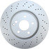 SP32137 by ATE BRAKE PRODUCTS - ATE Coated Single Pack Front Disc Brake Rotor SP32137 for Mercedes Benz