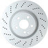 SP32168 by ATE BRAKE PRODUCTS - ATE Coated Single Pack Front Disc Brake Rotor SP32168 for Mercedes Benz