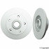 SP10203 by ATE BRAKE PRODUCTS - ATE Coated Single Pack Rear Disc Brake Rotor SP10203 for Volkswagen