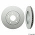 SP22132 by ATE BRAKE PRODUCTS - ATE Coated Single Pack Front  Disc Brake Rotor SP22132 for Mercedes Benz