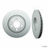SP22150 by ATE BRAKE PRODUCTS - ATE Coated Single Pack Front  Disc Brake Rotor SP22150 for Volkswagen
