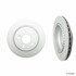 SP22201 by ATE BRAKE PRODUCTS - ATE Coated Single Pack Rear Disc Brake Rotor SP22201 for Mercedes Benz