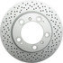 SP24194 by ATE BRAKE PRODUCTS - ATE Coated Single Pack Rear Disc Brake Rotor SP24194 for Porsche