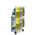 RAC100 by ANCO - Windshield Wiper Blade Merchandiser - Mobile Display, 35 Hooks, 3 Tiers, Bottom Rack