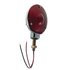 53032 by GROTE - 4" Die-Cast Single-Face Lamp, Red, Chrome-Plated
