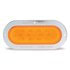 Grote 539733 Brake / Tail / Turn Signal Light SuperNova Oval LED S/T/T Lamp, Yellow w/ Stainless Steel Theft-Resistant Flange