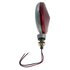 50662 by GROTE - Thin-Line Die-Cast Single-Face Light, Silver Finish, Red