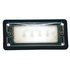 61760 by GROTE - Courtesy and Dome Rectangular LED Lamp, Courtesy, Rectangular, Red/White, 6 Diodes, 10 to 30-Volt, 150 Lumens, Black