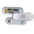 62241 by GROTE - Torsion Mount III Oval Dual System Backup Lamps, License/Back-up Clear, Male-Pin