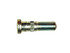 610-180 by DORMAN - 9/16-18 Serrated Wheel Stud - 0.625 In. Knurl, 2-1/8 In. Length