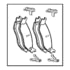 68071076AA by CHRYSLER - PAD KIT. Rear Disc Brake. Diagram