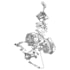 52109743AC by CHRYSLER - Transfer Case Shifter Shaft - Pivot, fits 2005-2006 Jeep Wrangler 4 Cyl 2.4L SE