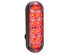 5626553 by BUYERS PRODUCTS - Brake / Tail / Turn Signal Light - 6 in., Clear Lens, Oval, with 10 LEDS