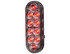 5626553 by BUYERS PRODUCTS - Brake / Tail / Turn Signal Light - 6 in., Clear Lens, Oval, with 10 LEDS